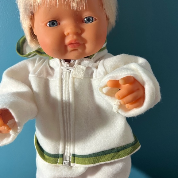 Miniland Anatomically correct Doll Caucasian Boy With Blond Hair and Blue Eyes - Picture 3 of 4